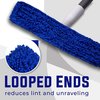 Kleen Handler Dust Mop, Looped-End, Blue, Microfiber, KHES-LEBDM-48 KHES-LEBDM-48